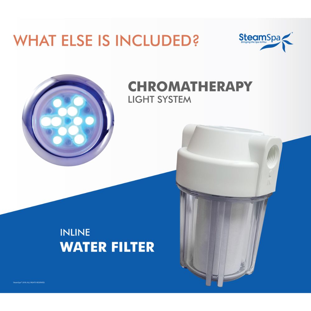 SteamSpa Royal 10.5 KW QuickStart Acu-Steam Bath Generator Package RYT1050