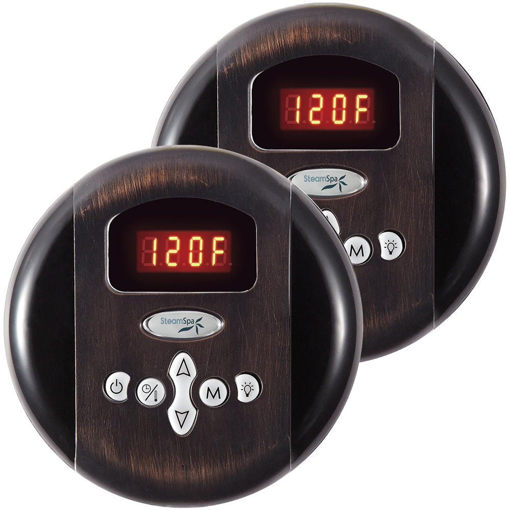 SteamSpa Programmable Dual Control Panels G-SC-2-75