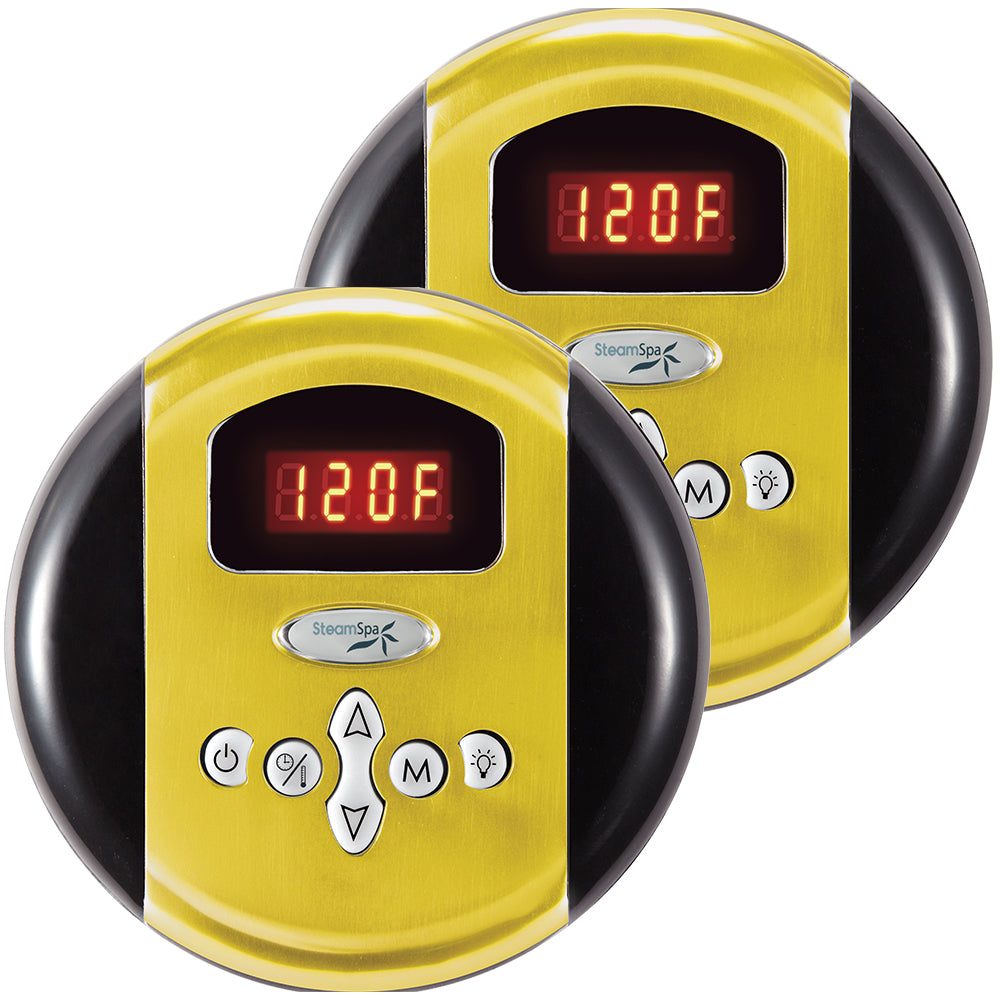 SteamSpa Programmable Dual Control Panels G-SC-2-75