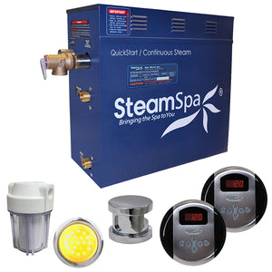 SteamSpa Royal 4.5 KW QuickStart Acu-Steam Bath Generator Package RY450