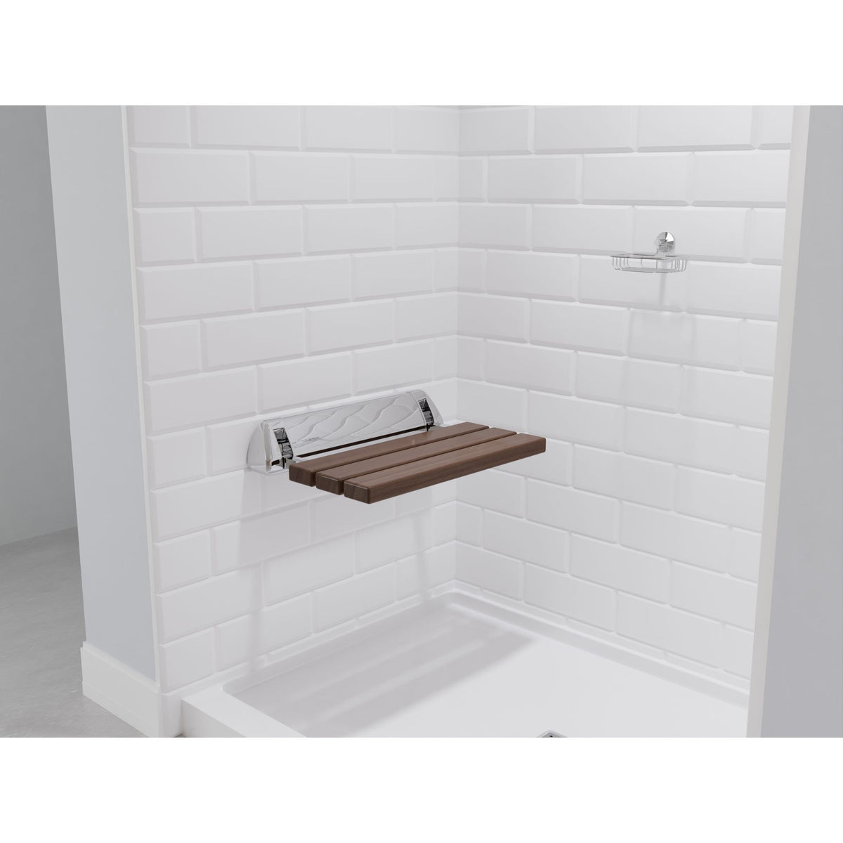 SteamSpa Wall Mounted Folding Shower Bench SS-K