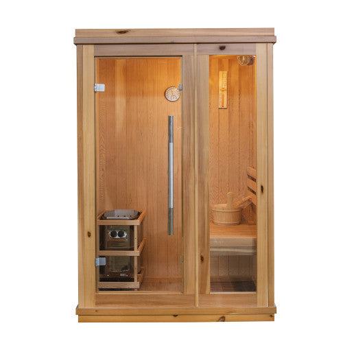 SunRay Aston 1-Person Indoor Traditional Sauna HL100TN | Vital