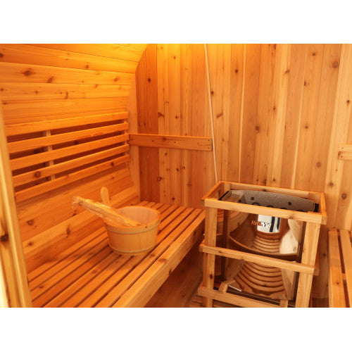 SunRay Aurora 2-4 Person Traditional Barrel Sauna 300SH