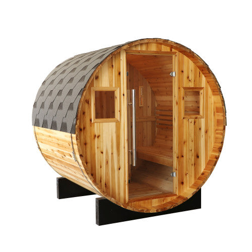 SunRay Aurora 2-4 Person Traditional Barrel Sauna 300SH