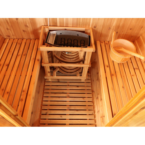 SunRay Aurora 2-4 Person Traditional Barrel Sauna 300SH