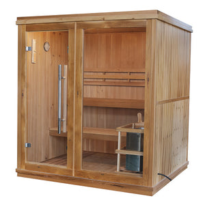SunRay Charleston 4-Person Indoor Traditional Sauna HL400TN
