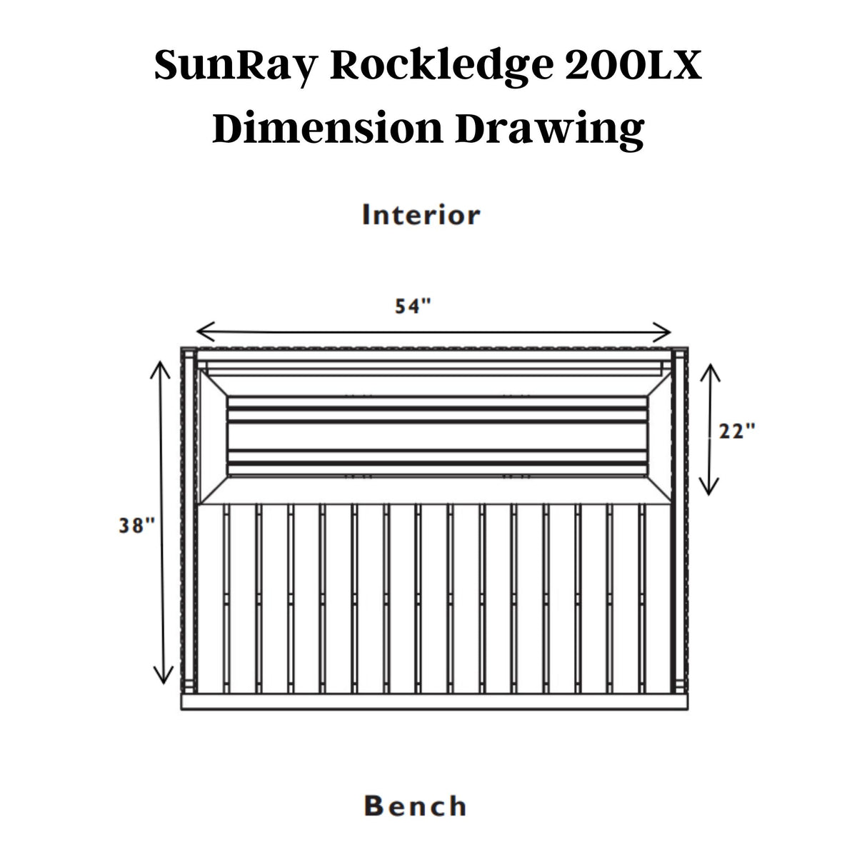 SunRay Rockledge 2-Person Indoor Traditional Sauna 200LX