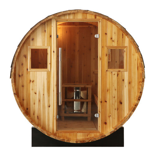 SunRay Aurora 2-4 Person Traditional Barrel Sauna 300SH