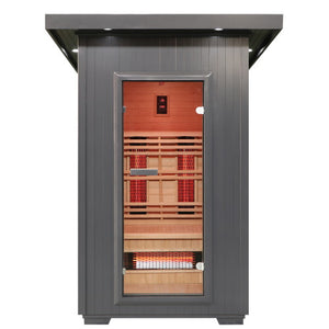 SunRay Logan 2-Person Outdoor Infrared Sauna 200D6