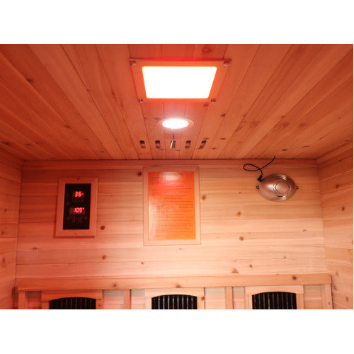 SunRay Sauna Burlington 2-Person Outdoor Infrared Sauna HL200D3