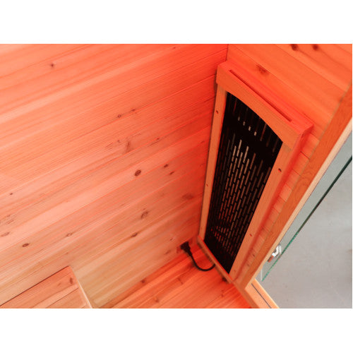 SunRay Sauna Burlington 2-Person Outdoor Infrared Sauna HL200D3