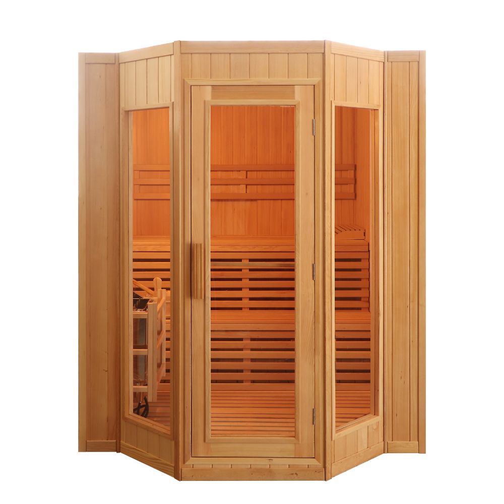 SunRay Tiburon 4-Person Indoor Traditional Sauna HL400SN