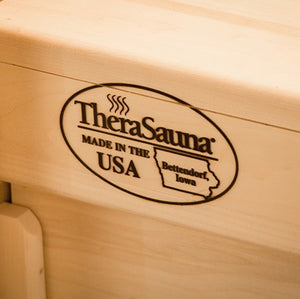 TheraSauna One -Two Person FAR Infrared Sauna in Warm Mahogany TS4746WM