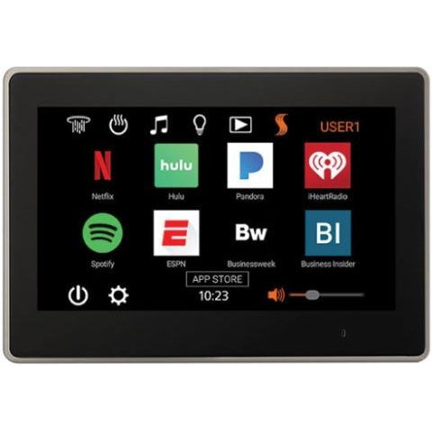 ThermaSol 10" ThermaTouch Control, Round SteamVection Steam Head Steam Shower Kit TT10-SVRD