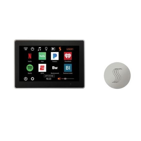 ThermaSol 10" ThermaTouch Control, Round SteamVection Steam Head Steam Shower Kit TT10-SVRD