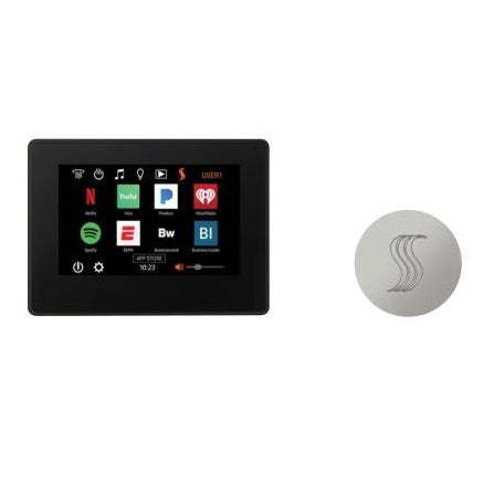 ThermaSol 7" ThermaTouch Control, SteamVection Steam Head Steam Shower Kit TT7-SVRD