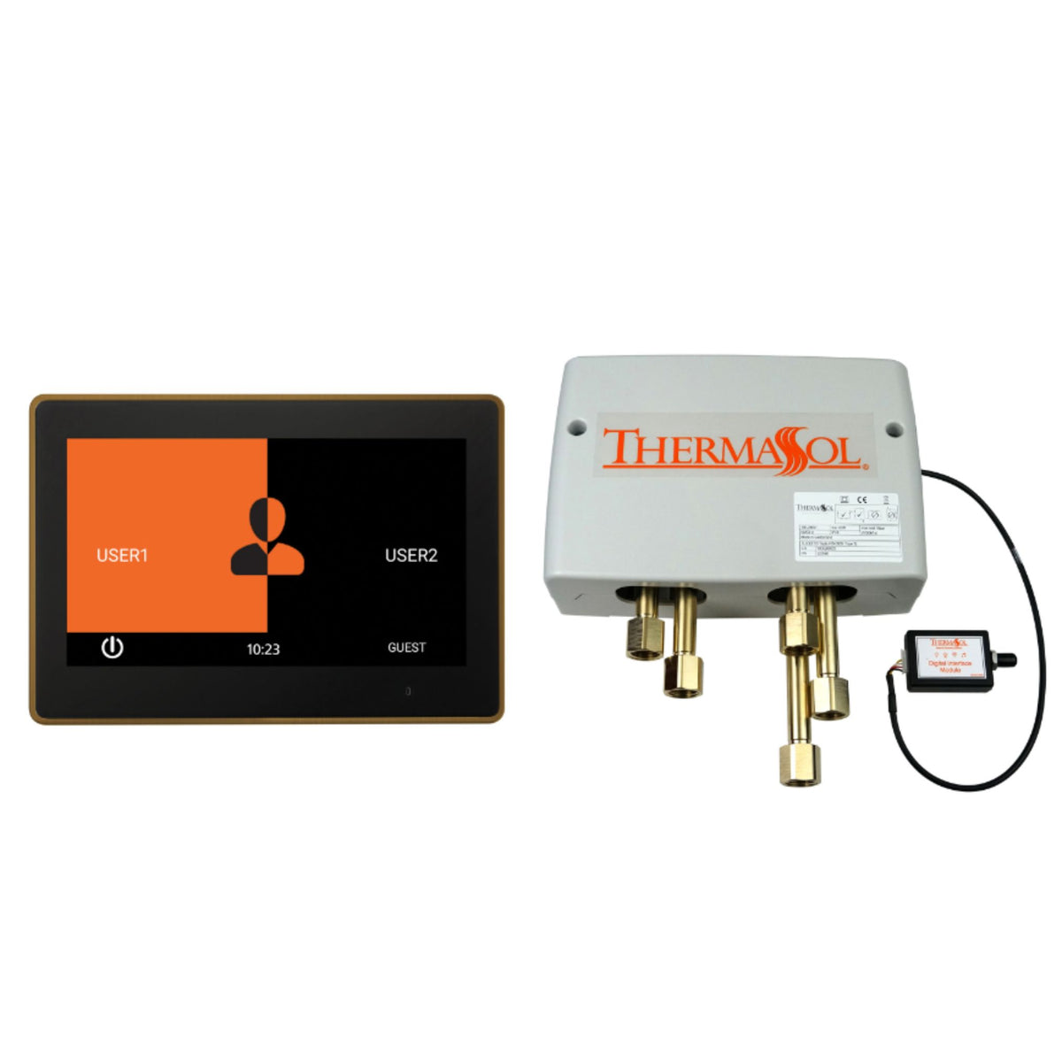 ThermaSol Digital Shower Package with 10" ThermaTouch Trim Upgraded DSPU-TT10