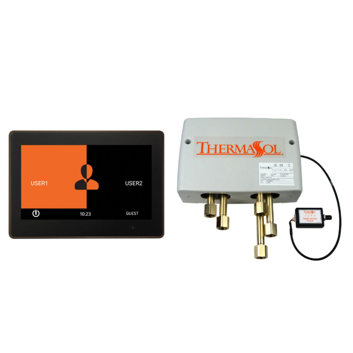 ThermaSol Digital Shower Package with 10" ThermaTouch Trim Upgraded DSPU-TT10