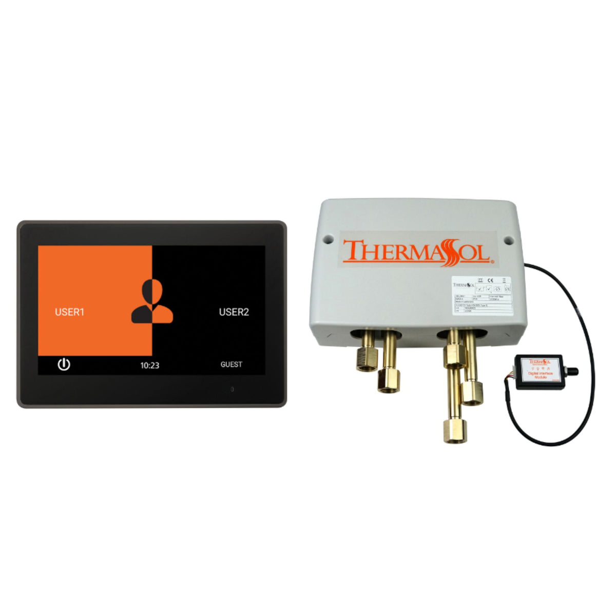 ThermaSol Digital Shower Package with 10" ThermaTouch Trim Upgraded DSPU-TT10