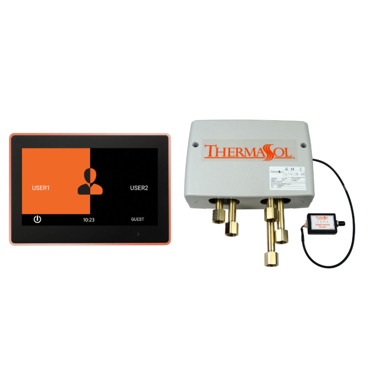 ThermaSol Digital Shower Package with 10" ThermaTouch Trim Upgraded DSPU-TT10
