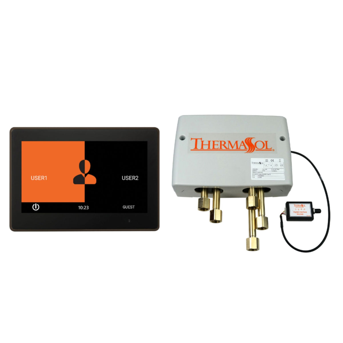 ThermaSol Digital Shower Package with 10" ThermaTouch Trim Upgraded DSPU-TT10