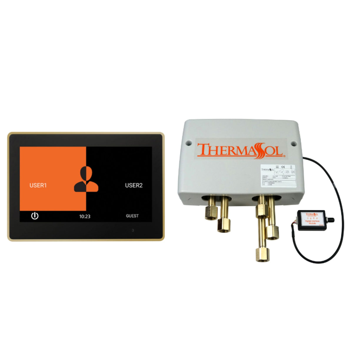 ThermaSol Digital Shower Package with 10" ThermaTouch Trim Upgraded DSPU-TT10