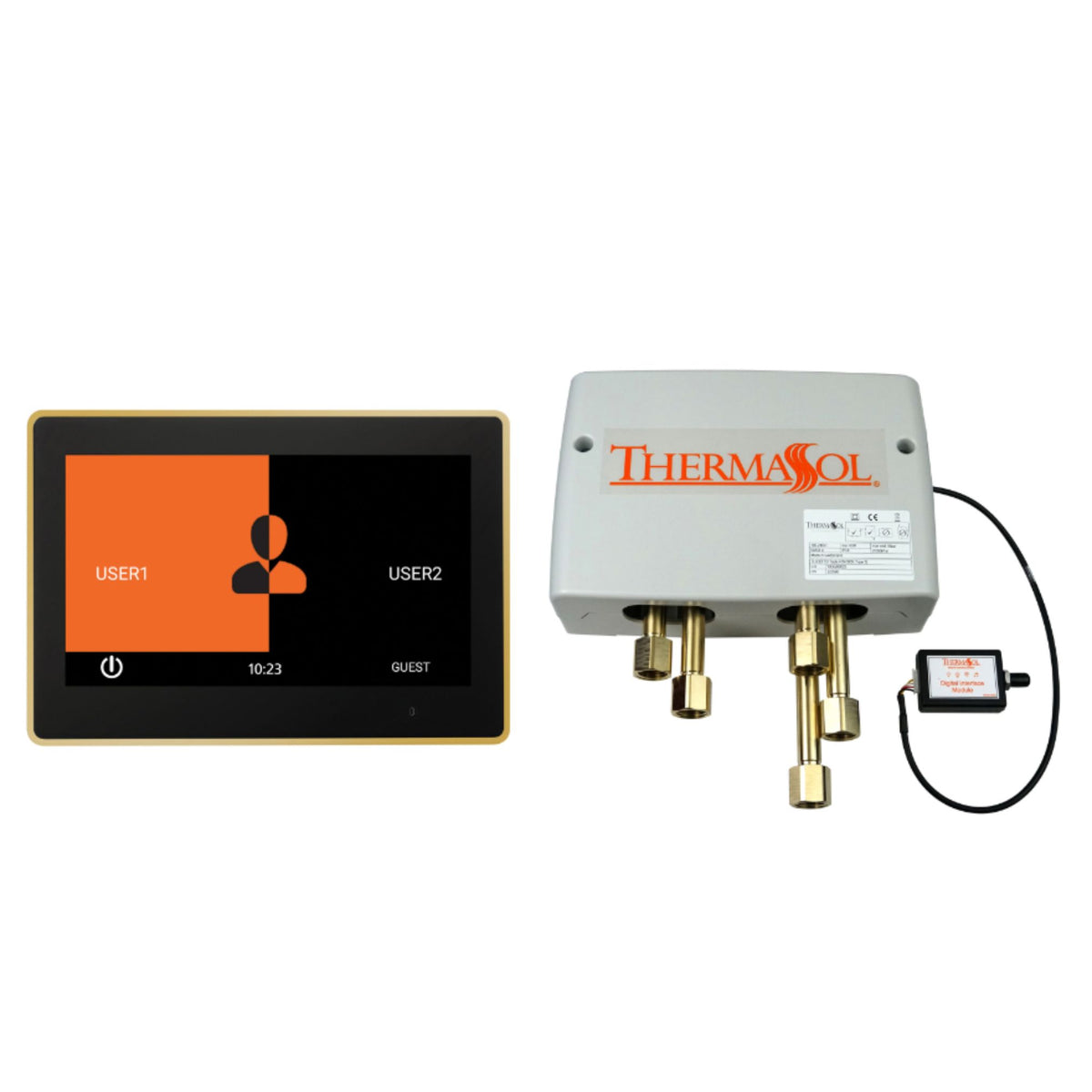 ThermaSol Digital Shower Package with 10" ThermaTouch Trim Upgraded DSPU-TT10