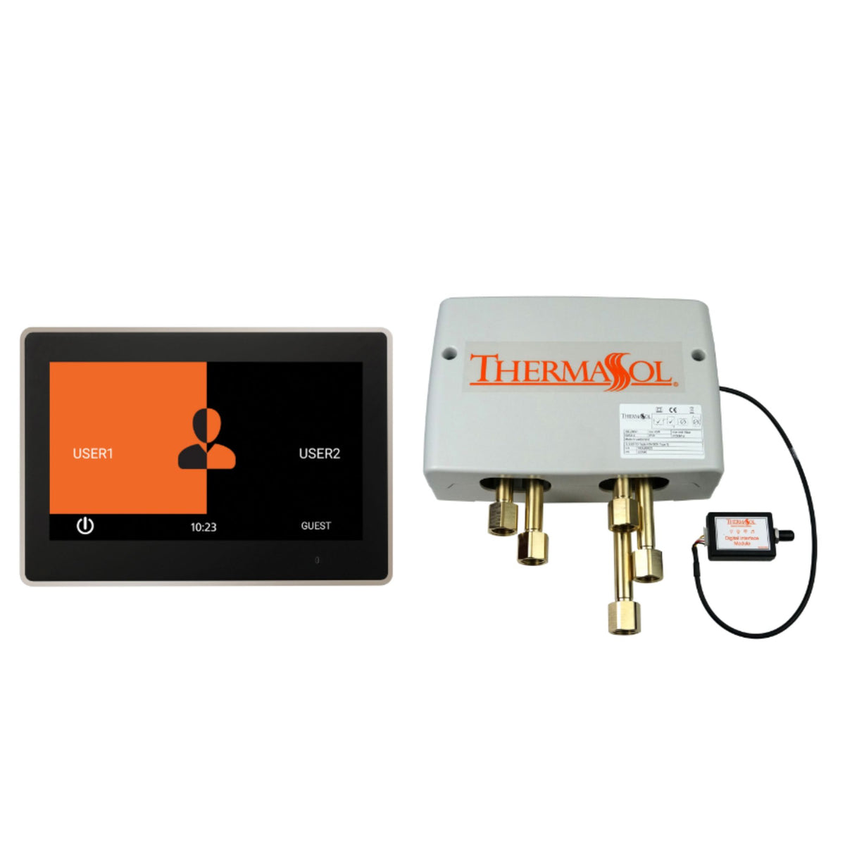 ThermaSol Digital Shower Package with 10" ThermaTouch Trim Upgraded DSPU-TT10