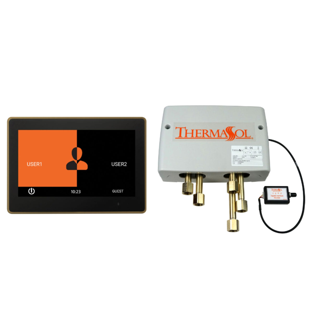 ThermaSol Digital Shower Package with 10" ThermaTouch Trim Upgraded DSPU-TT10
