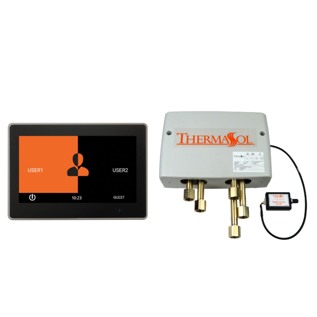 ThermaSol Digital Shower Package with 10" ThermaTouch Trim Upgraded DSPU-TT10