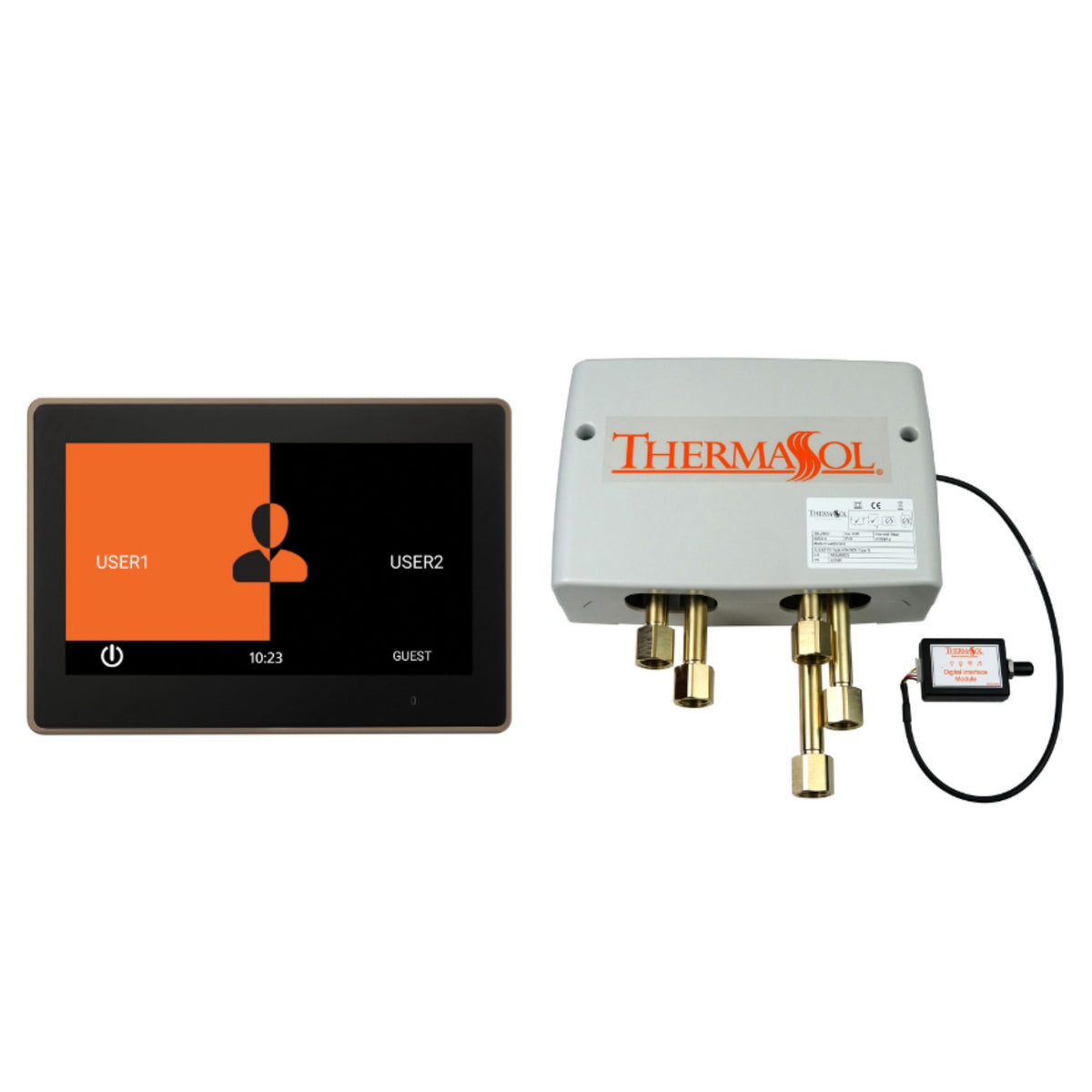 ThermaSol Digital Shower Package with 10" ThermaTouch Trim Upgraded DSPU-TT10