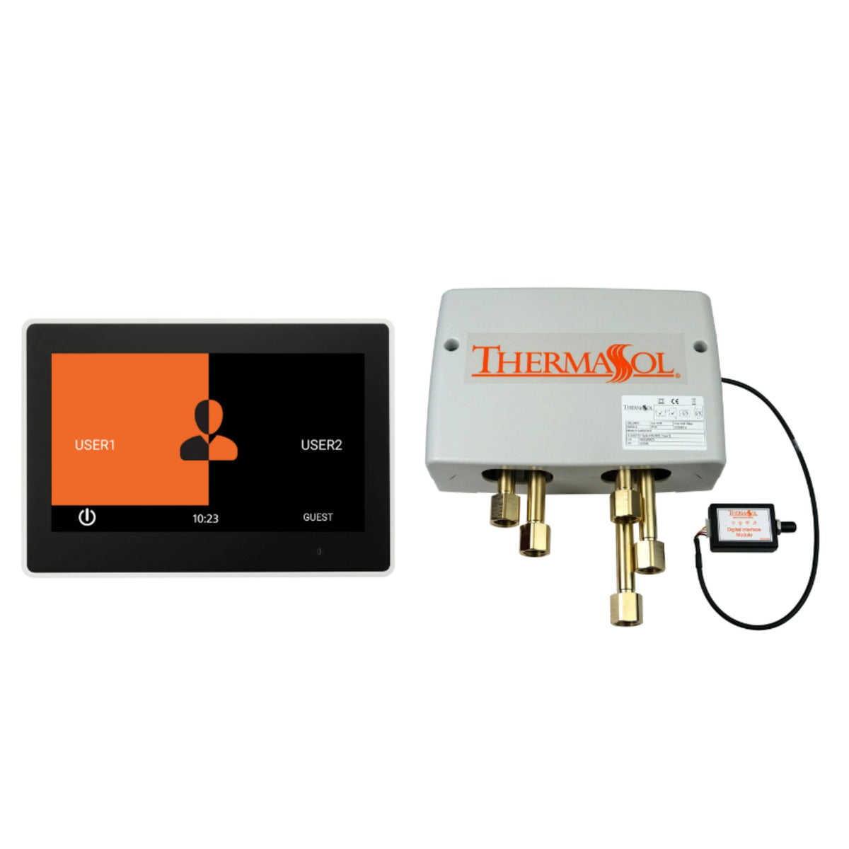 ThermaSol Digital Shower Package with 10" ThermaTouch Trim Upgraded DSPU-TT10