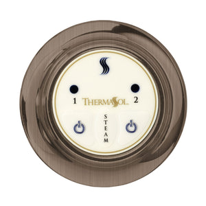 ThermaSol EST Contemporary Flushmount Easy Start Series Steam Shower Control