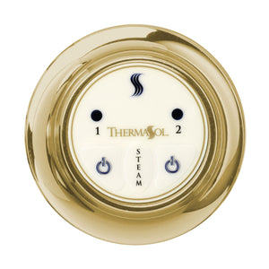ThermaSol EST Contemporary Flushmount Easy Start Series Steam Shower Control