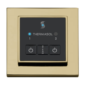 ThermaSol ESM Modern Recessed Easy Start Series Steam Shower Control