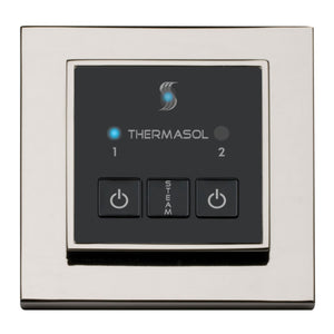 ThermaSol ESM Modern Recessed Easy Start Series Steam Shower Control