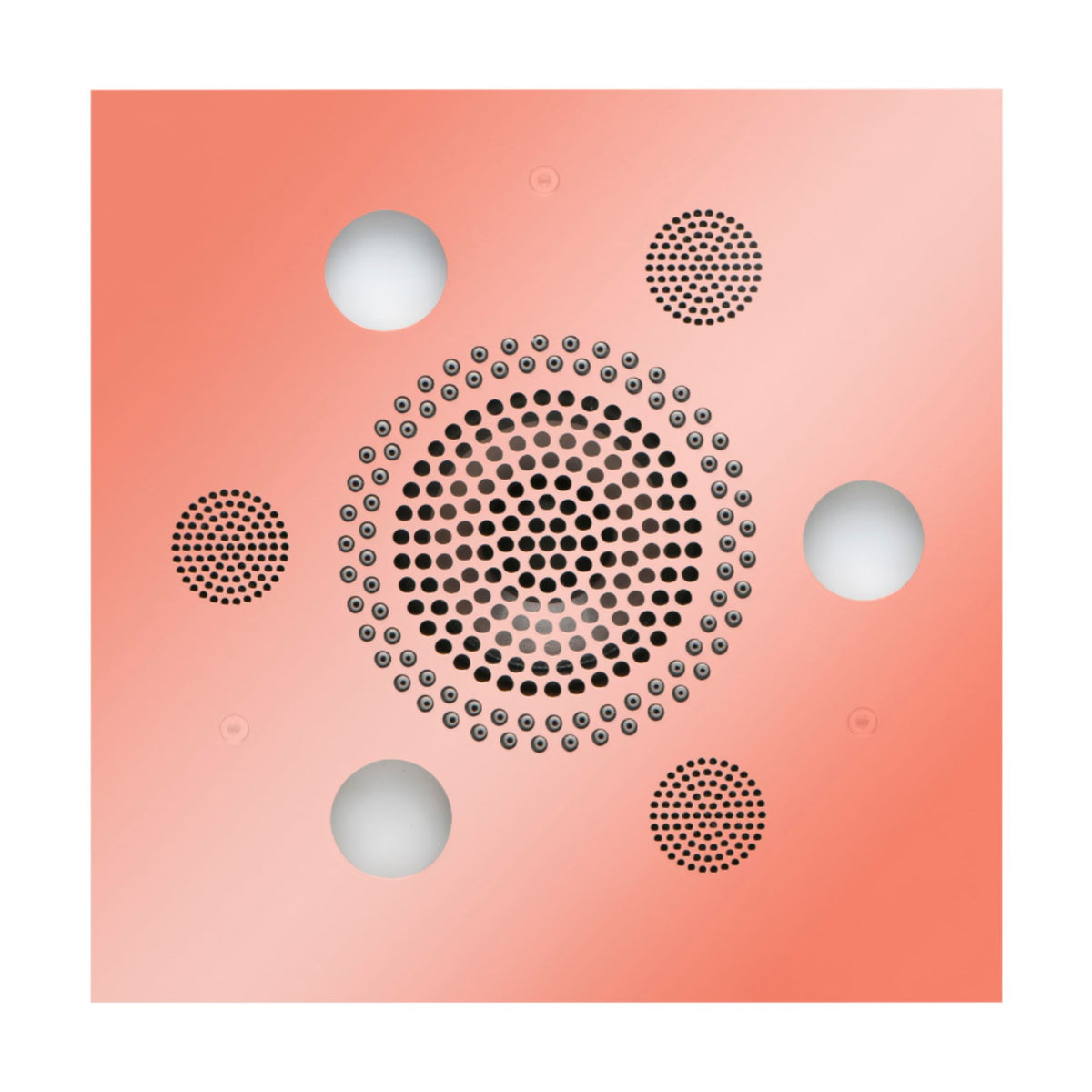 ThermaSol Serenity Light & Sound Rainhead SLSRSQ