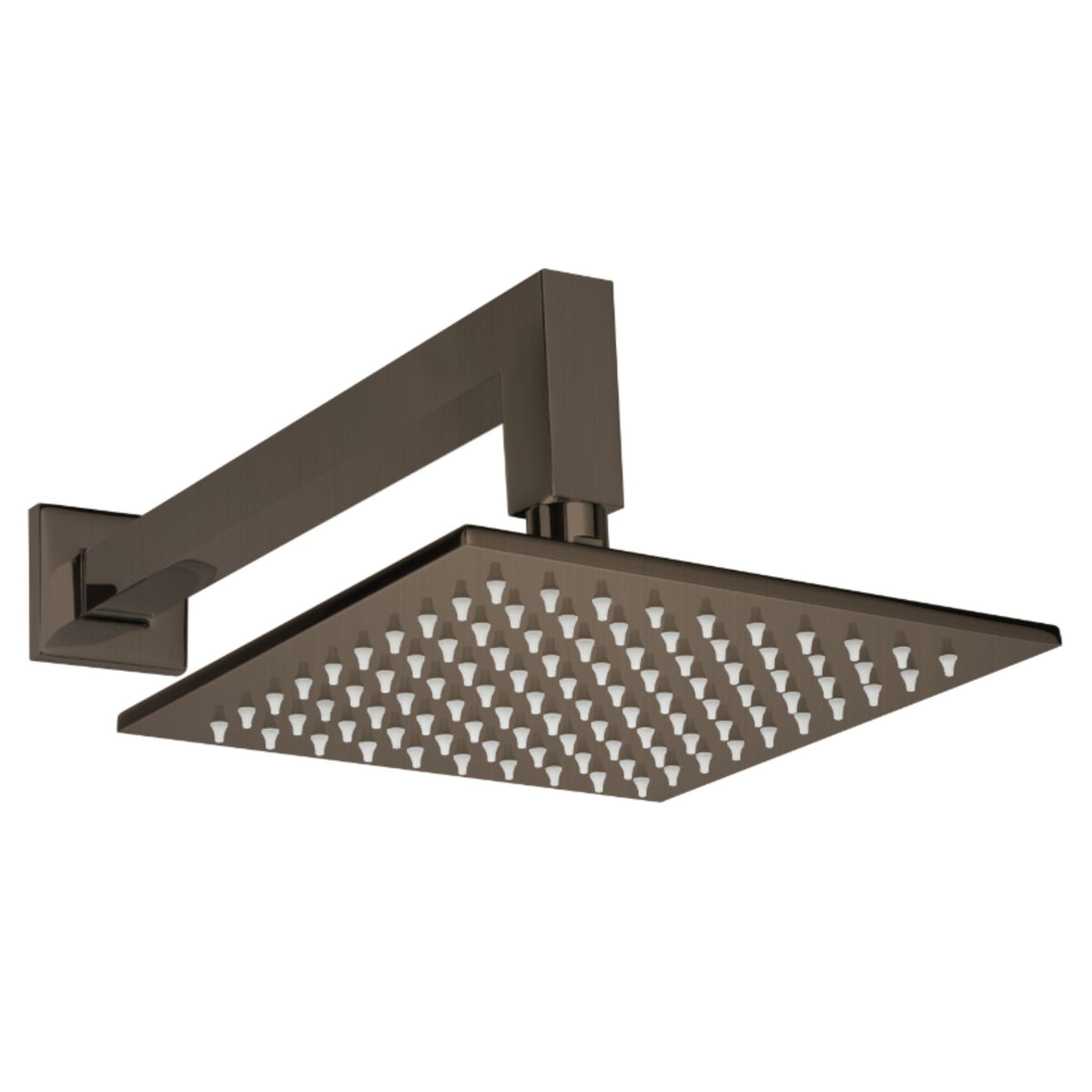 ThermaSol Square Rainhead with Shower Arm 15-1012