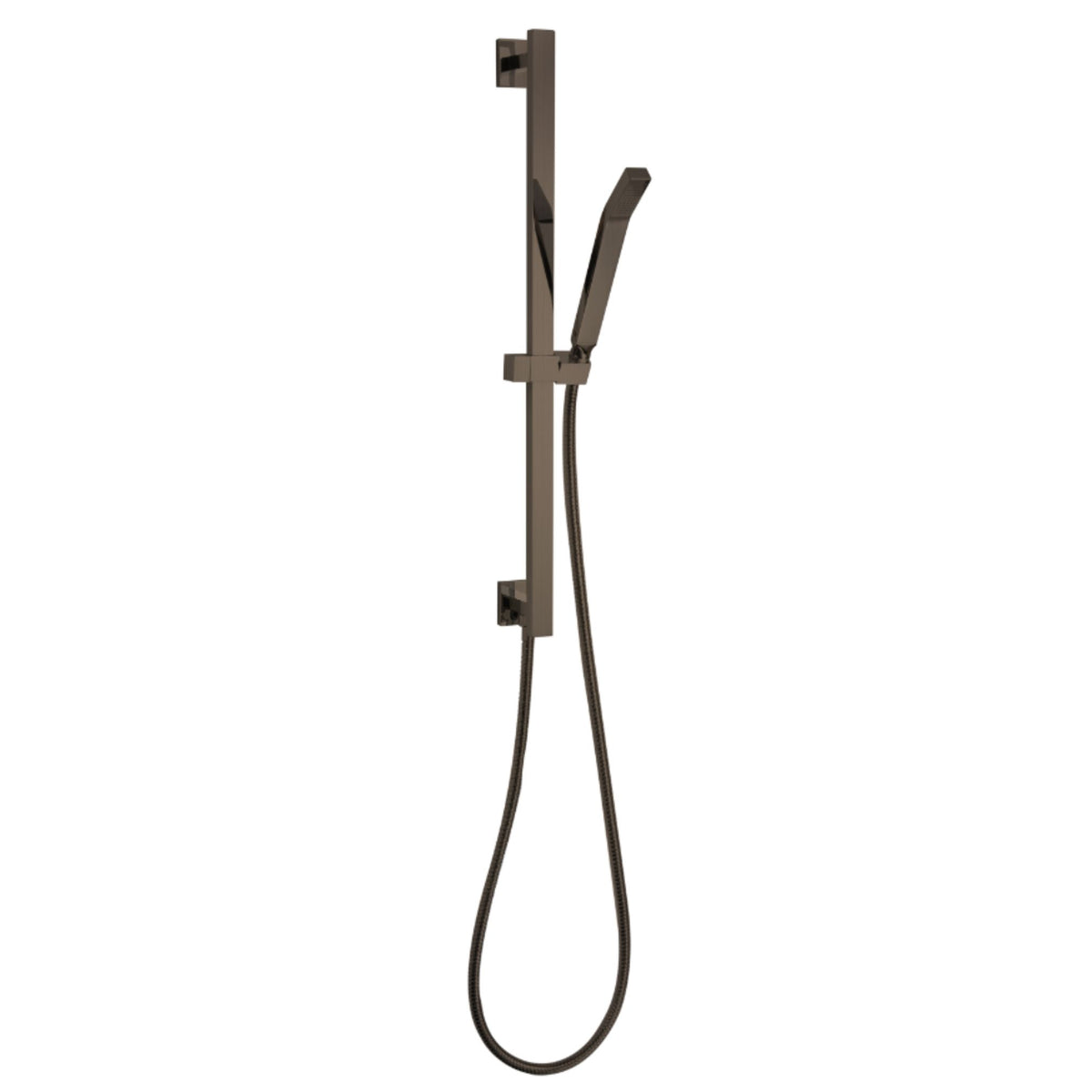 ThermaSol Shower Rail, Hose, and Wand Square 15-1014