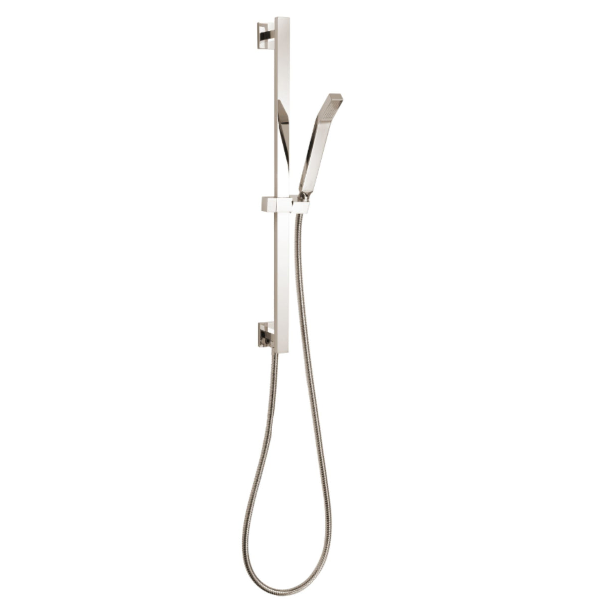 ThermaSol Shower Rail, Hose, and Wand Square 15-1014