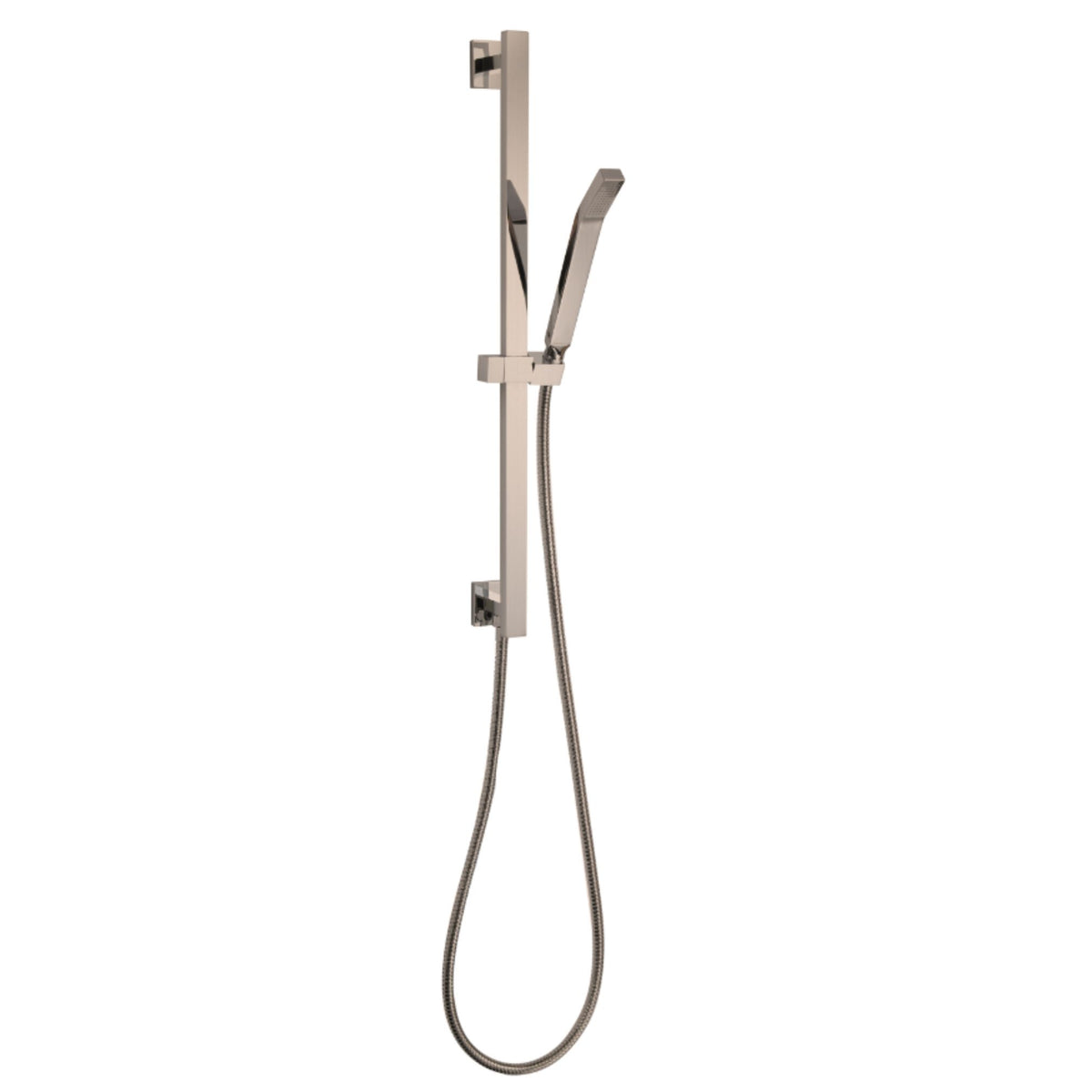 ThermaSol Shower Rail, Hose, and Wand Square 15-1014