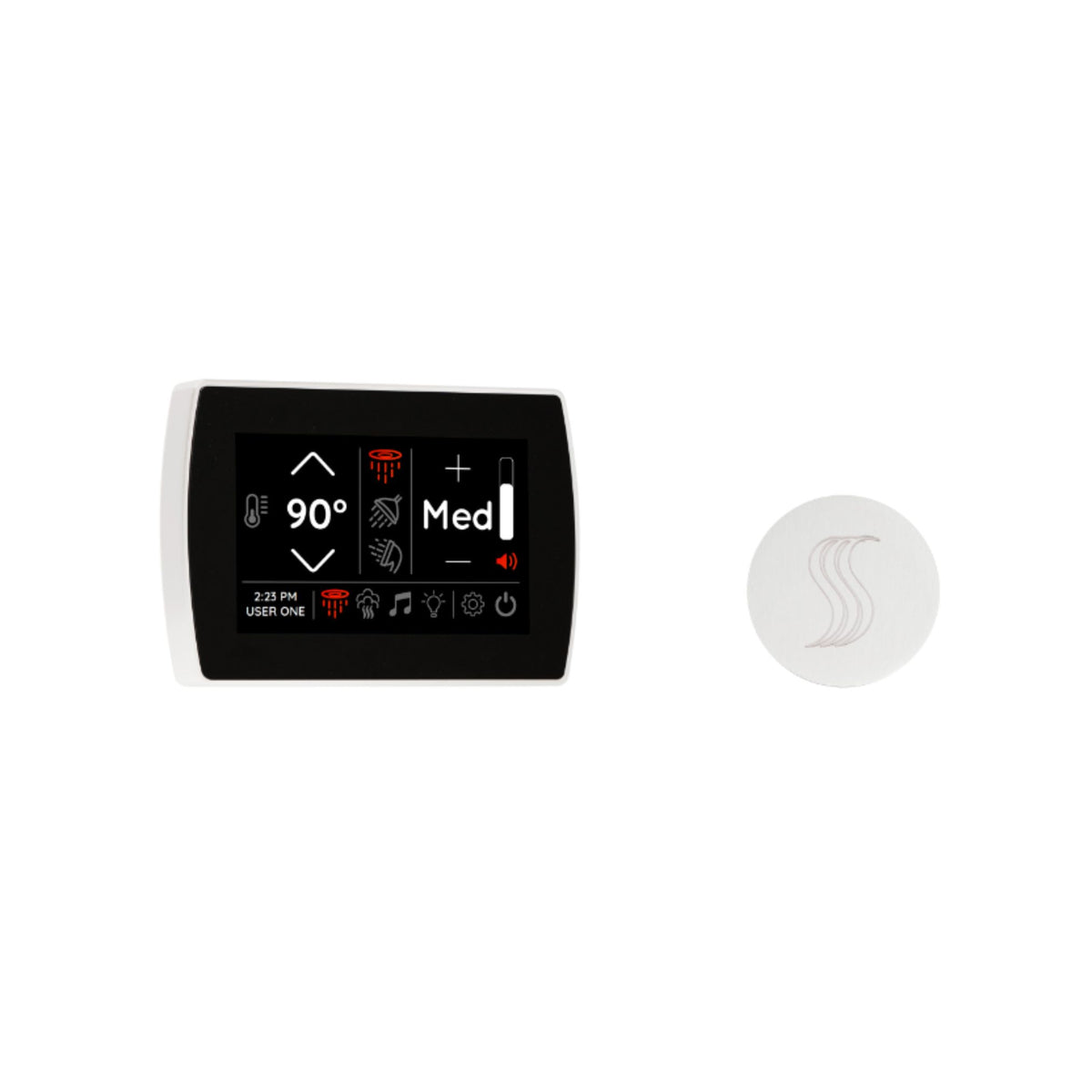 ThermaSol STCM-SVRD 5" SignaTouch Control with Round SteamVection Steam Head