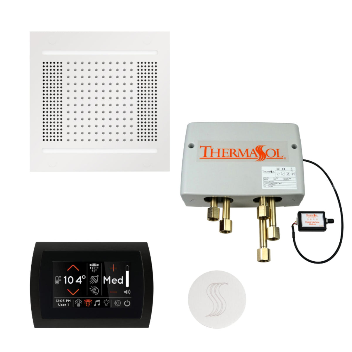 ThermaSol The Total Wellness Package Hydrovive14 with SignaTouch Round TWPH14SR