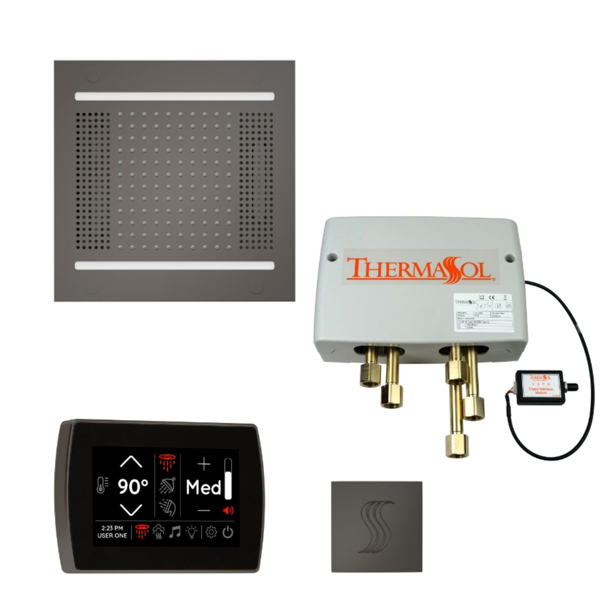 ThermaSol The Total Wellness Package Hydrovive14 with SignaTouch Square TWPH14SS