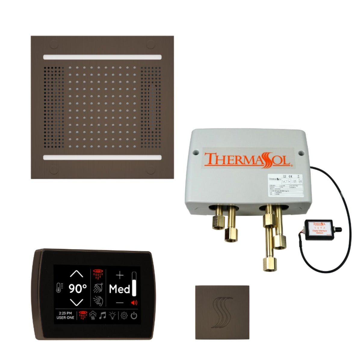 ThermaSol The Total Wellness Package Hydrovive14 with SignaTouch Square TWPH14SS