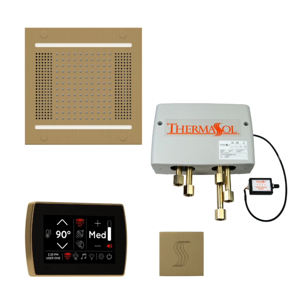 ThermaSol The Total Wellness Package Hydrovive14 with SignaTouch Square TWPH14SS