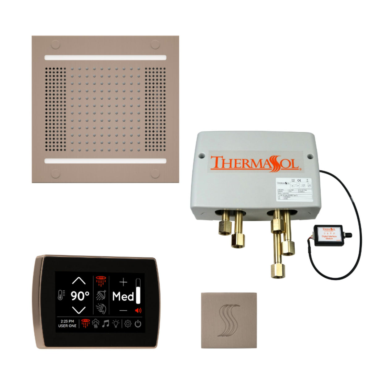 ThermaSol The Total Wellness Package Hydrovive14 with SignaTouch Square TWPH14SS