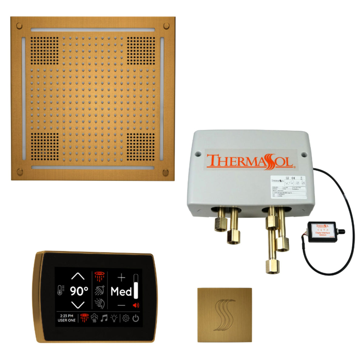 ThermaSol The Total Wellness Package Hydrovive with SignaTouch Square TWPHSS