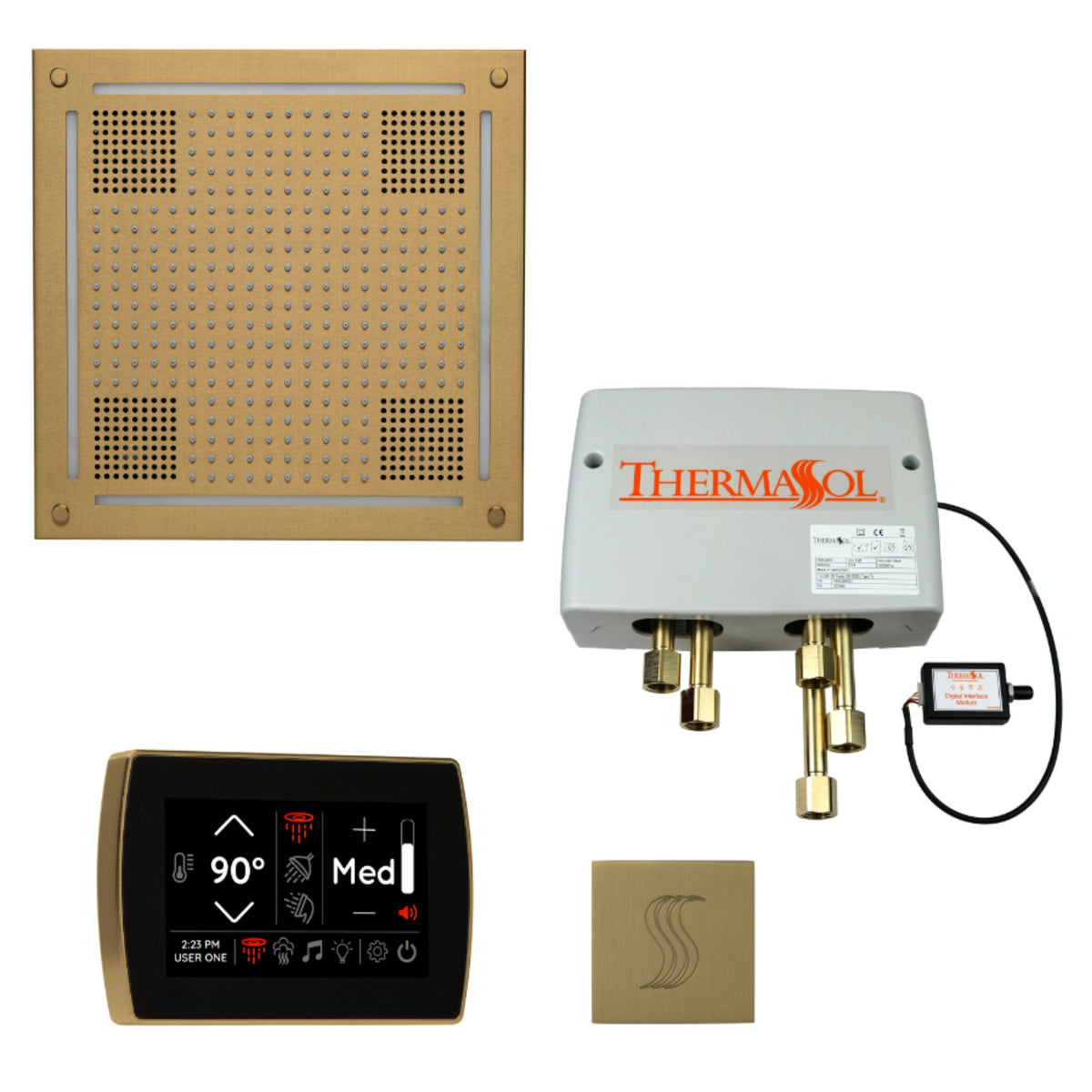 ThermaSol The Total Wellness Package Hydrovive with SignaTouch Square TWPHSS