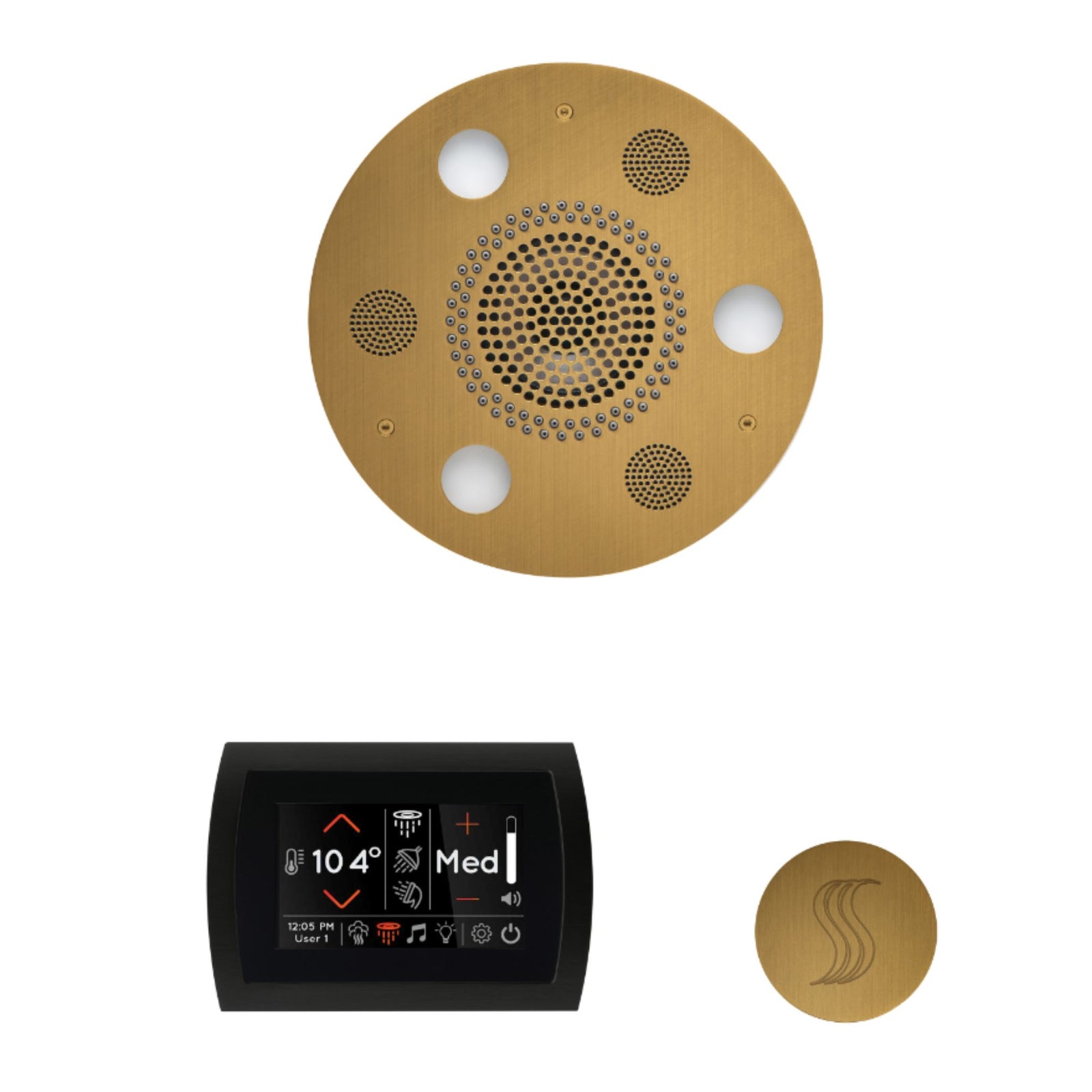 ThermaSol The Wellness Steam Package with SignaTouch Round WSTPSR